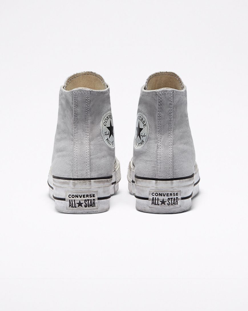 Men's Converse Chuck Taylor All Star Lift Smoked Canvas High Top Platform Shoes Grey | AU 50C38F